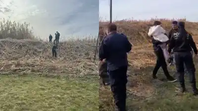 Con un cuchillo en el cuello de la nena y escondido en un cañaveral: el dramático final de la fuga del femicida de Junín