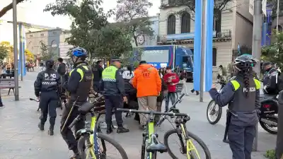 Quedaron libres los 11 detenidos por los disturbios en Plaza Independencia durante los festejos mundialistas