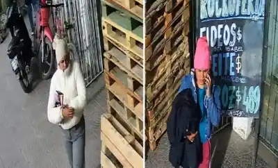 Cámaras de seguridad captaron el momento exacto: dos mujeres actuaron con una estrategia perfecta en una galería de Alberdi