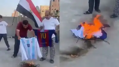 Tras la eliminación contra Argentina, hinchas egipcios queman camisetas de Messi y la Selección