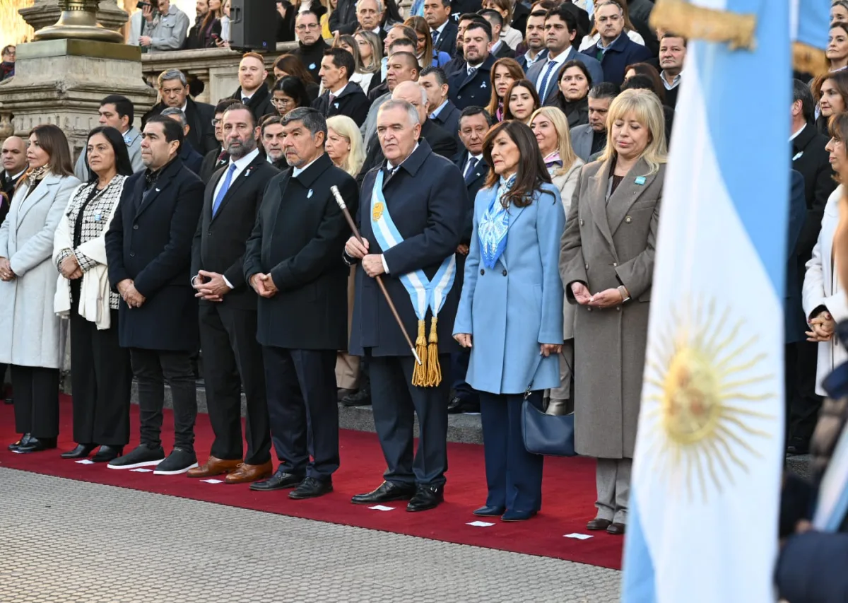 Jaldo durante el acto