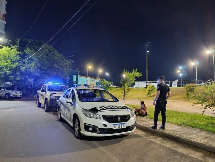 Así encontraron a Marcos Álvarez, herido con un corte en el cuello.