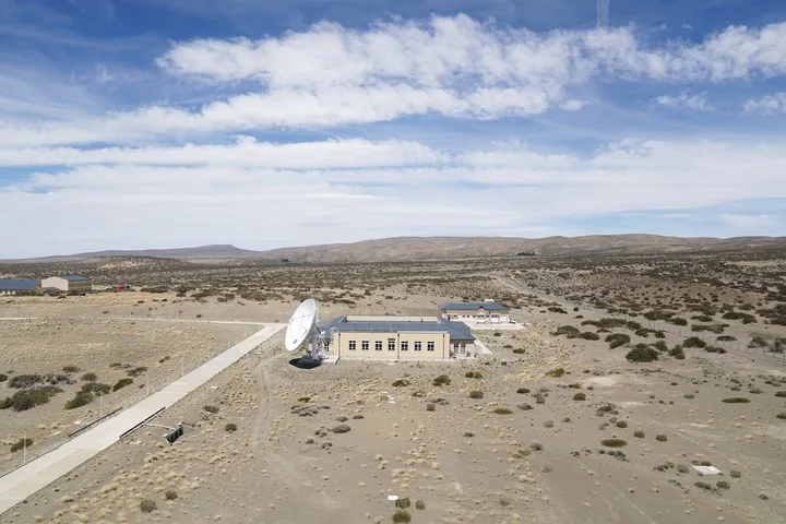 La Estación Espacial China de Neuquén Foto: Emmanuel Fernández.